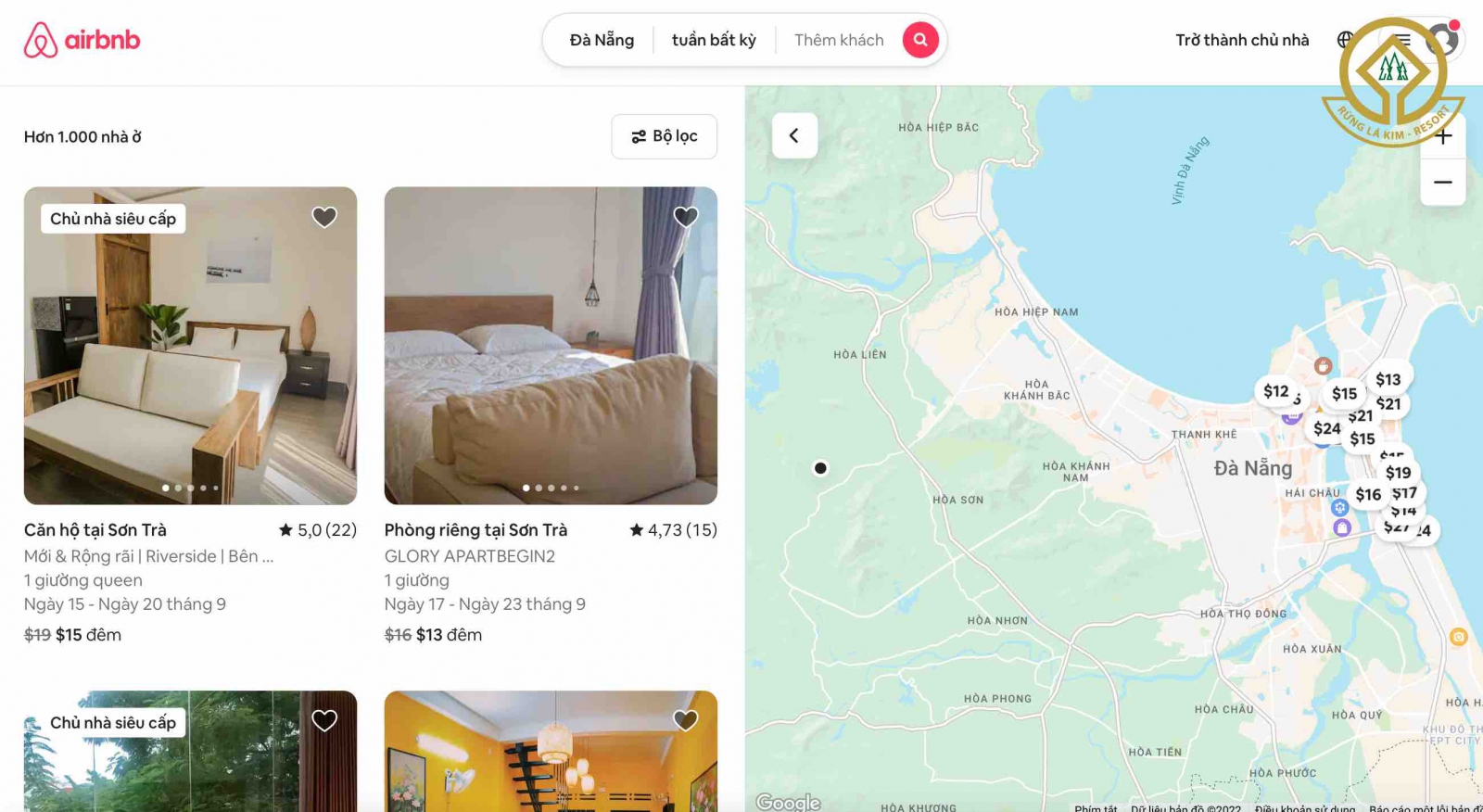 Các Homestay tiện lợi được airbnb cung cấp