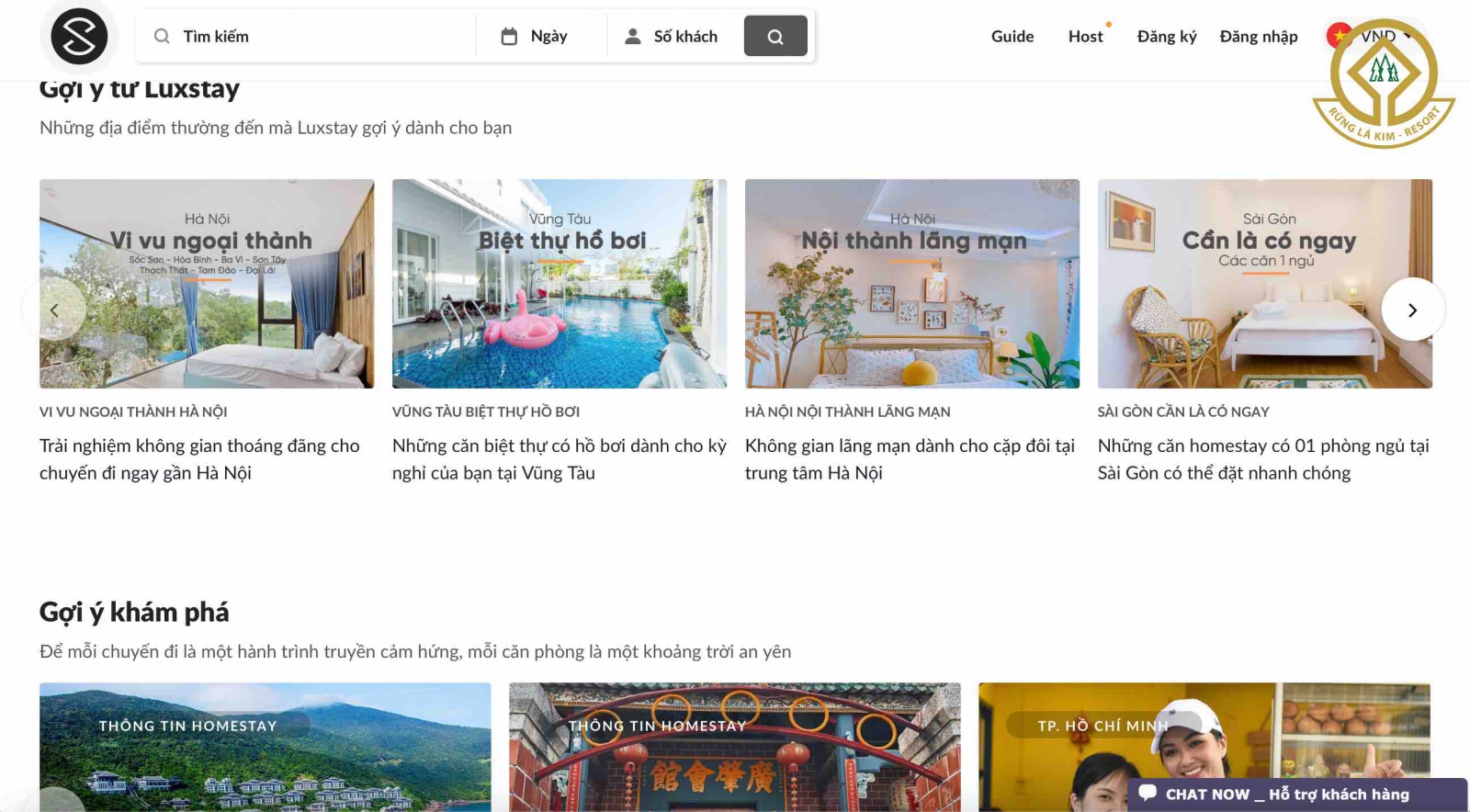 Luxstay - Trang web hàng đầu Việt Nam