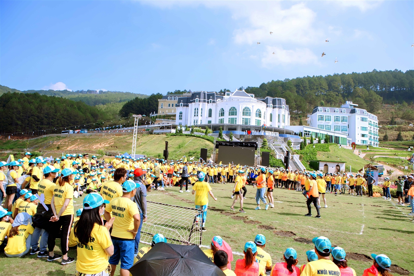 team building tại dalat wonder resort