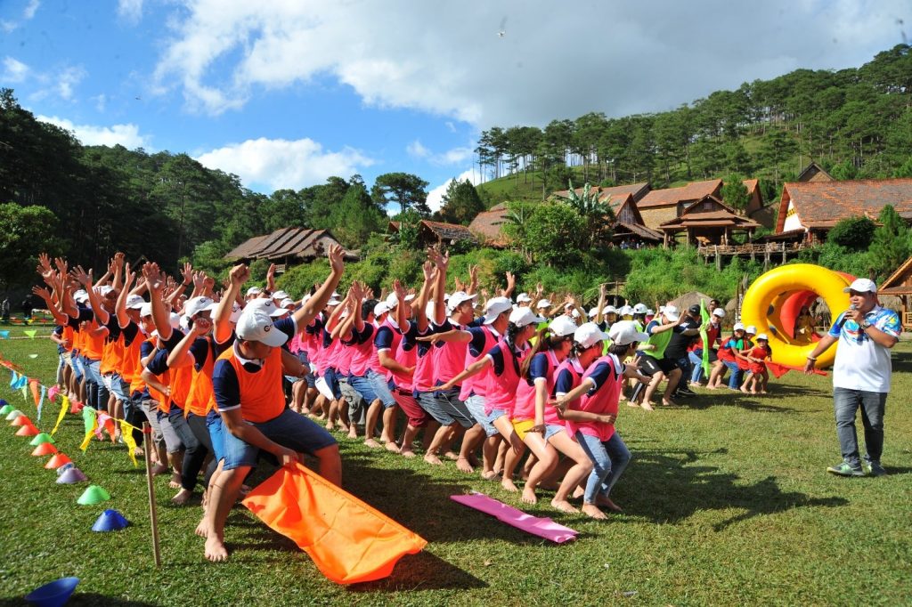 trò chơi team building ngoài trời đà lạt